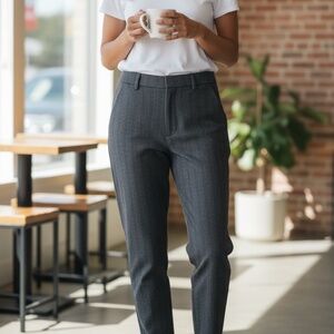 LOCAL Apparel Italy NWT Jutland Wool/Cotton Blend Boyfriend Pants Sz 25